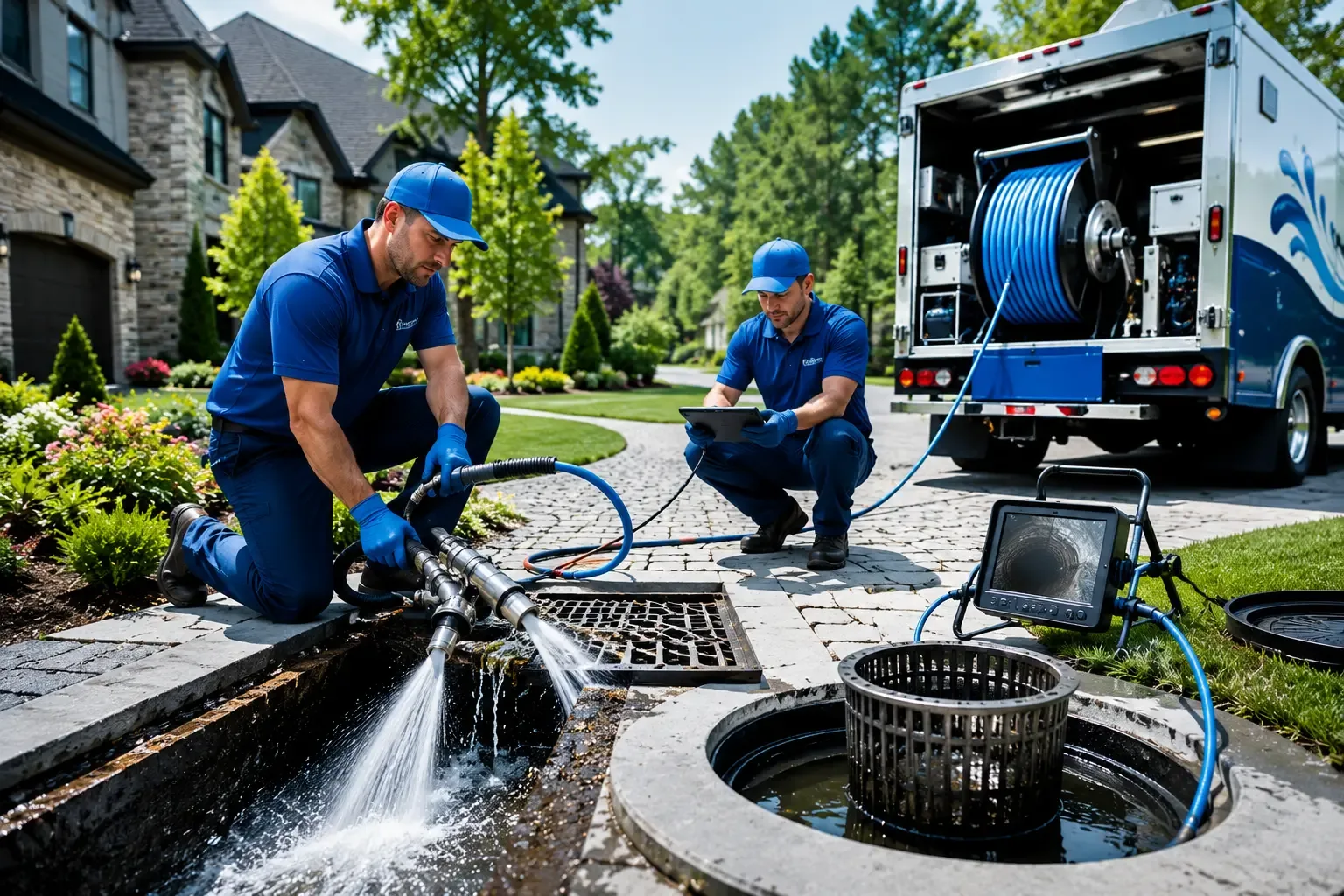 Local outdoor drain cleaning professionals in Red Bud, IL