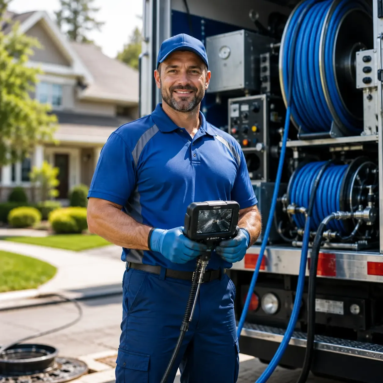 Local outdoor drain cleaning specialists in Red Bud, IL